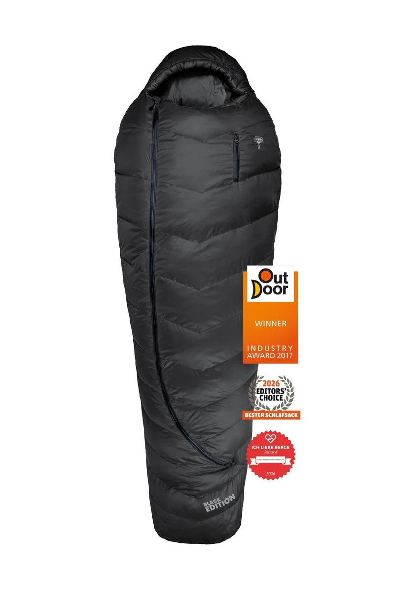 DownWool 2.0 Subzero Schlafsack Extralong | BLACK EDITION | -8 °C